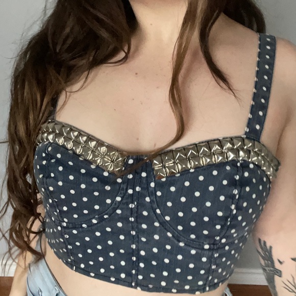 Custom studded bustier SIZE XS - Picture 5 of 5